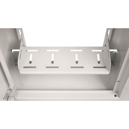 Alfafonet WiFi Box 280 Duvar Tipi Modem ve WiFi Kutusu 280x120x280 mm Mat Beyaz | Perfore Metal Kapak | Montajlı