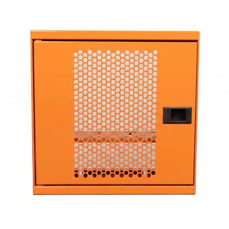 Alfafonet WiFi Box 280 Duvar Tipi Modem ve WiFi Kutusu 280x120x280 mm Turuncu | Perfore Metal Kapak | Montajlı