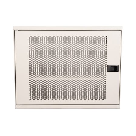 Alfafonet WiFi Box 450 Duvar Tipi Modem ve WiFi Kutusu 450x120x350 mm Mat Beyaz | Perfore Metal Kapak | Montajlı