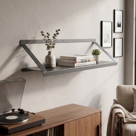 Alfafonet Ziglat 150 Endüstriyel Duvar Tipi Raf 700x200x150 mm Antrasit Gri | 20 kg Taşıma Kapasiteli |