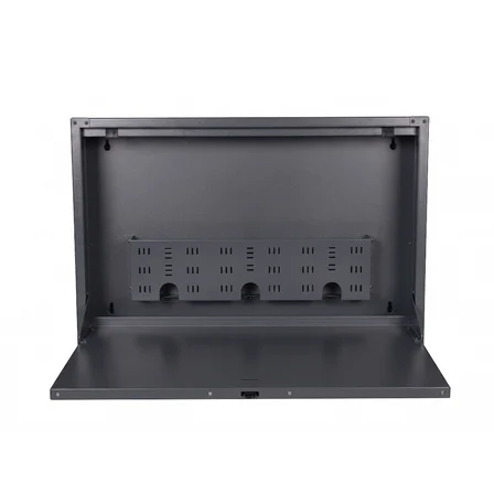 Alfafonet Ziglat 500 Duvar Tipi Laptop Dolabı 700x150x500 mm Antrasit Gri| 70 kg Taşıma Kapasiteli | Kilitli Metal Dolap