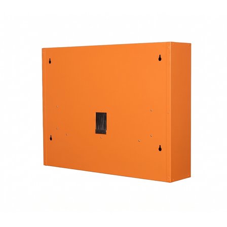 Alfafonet Ziglat 500 Duvar Tipi Laptop Dolabı 700x150x500 mm Turuncu | 70 kg Taşıma Kapasiteli | Kilitli Metal Dolap