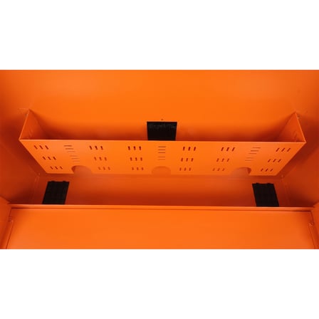 Alfafonet Ziglat 500 Duvar Tipi Laptop Dolabı 700x150x500 mm Turuncu | 70 kg Taşıma Kapasiteli | Kilitli Metal Dolap