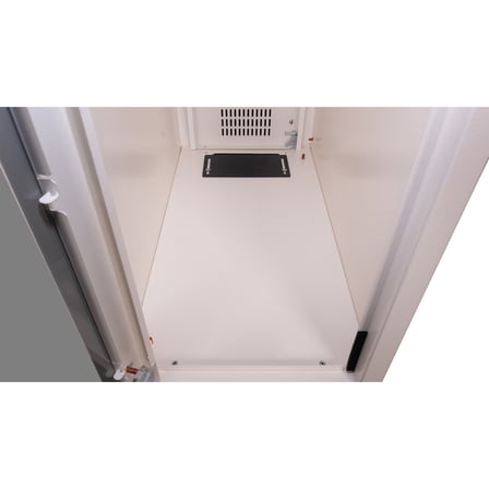 Alfafonet Ziglat IP20 Montajlı Keson Kabin Mat Beyaz | Cam Kapaklı | Tekerlekli | ALF-KS20MW-HFAA-A-M00C