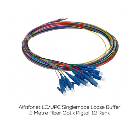 24 Fiber Patch Panel LC/UPC DX Ek Paketi, Fiber Optik Kaset dahil