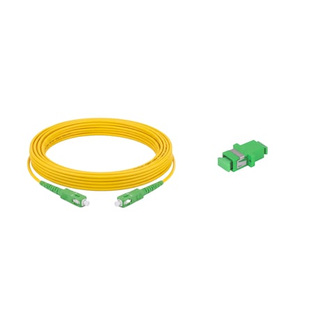 Fiber Modem Taşıma Seti (10 Metre - Priz Kutusuz)