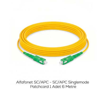 Alfafonet Fiber Modem Taşıma Seti (6 Metre)