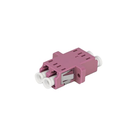 Alfafonet LC/PC Dubleks Multimode OM4 Fiber Optik Adaptör 1 Paket - 25 Adet