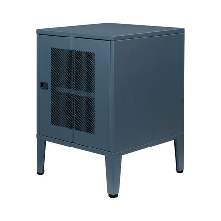 Alfafonet Metal Ofis Dolabı 450x490x450 mm Perfore Kapaklı Çelik Gövdeli Yeni Nesil Ofis ve Home Office Dolabı Gri