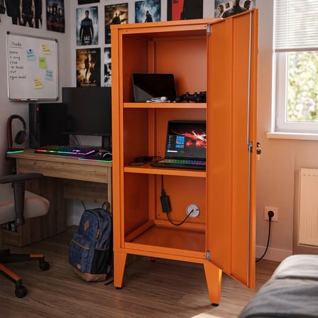 Alfahome Ziglat 1110 Serisi Metal Kapaklı Orta Boy Kilitli Ofis Dolabı 