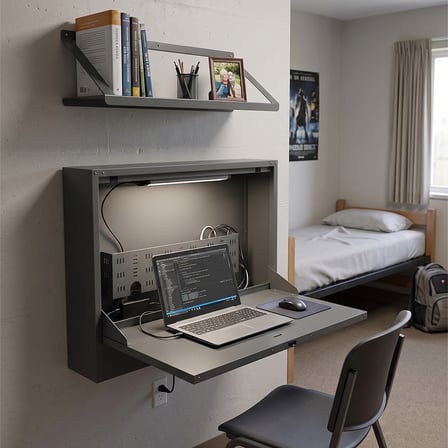 Alfafonet Ziglat 500 Serisi Duvar Tipi Laptop Dolabı 700x150x500 mm Antrasit Gri| 70 kg Taşıma Kapasiteli | Kilitli Metal Dolap