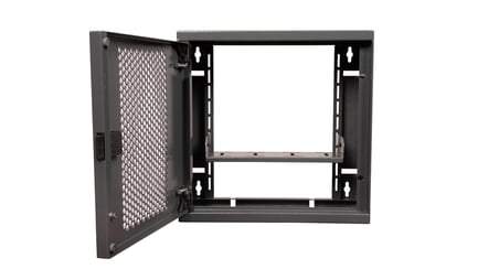 Alfafonet Ziglat 280 Serisi WiFi Box Duvar Tipi Modem ve WiFi Kutusu 280x120x280 mm Antrasit Gri | Perfore Metal Kapak | Montajlı