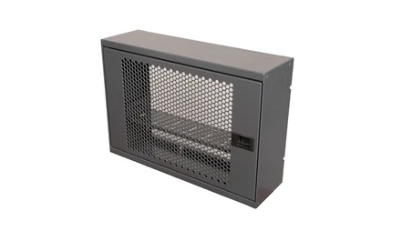 Alfafonet Ziglat 400 Serisi WiFi Box Duvar Tipi WiFi ve Modem Kutusu 400x120x280 mm Antrasit Gri | Siyah Temperli Cam Kapak | Montajlı