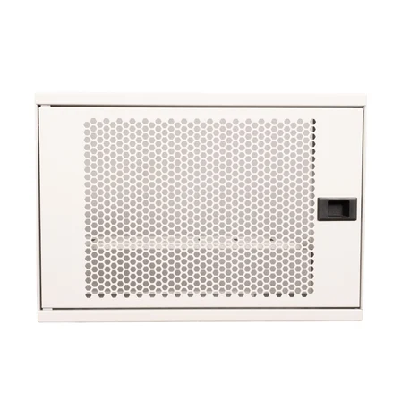 Alfafonet Ziglat 400 Serisi WiFi Box Duvar Tipi Modem ve WiFi Kutusu 400x120x280 mm Mat Beyaz | Perfore Metal Kapak | Montajlı