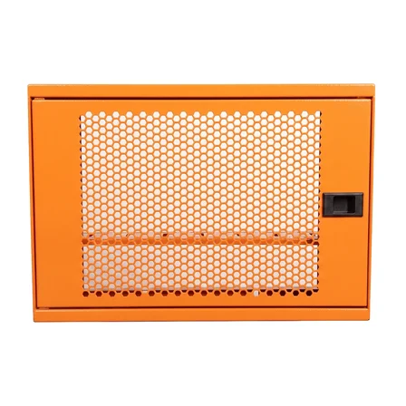 Alfafonet Ziglat 400 Serisi WiFi Box Duvar Tipi Modem ve WiFi Kutusu 400x120x280 mm Turuncu | Perfore Metal Kapak | Montajlı