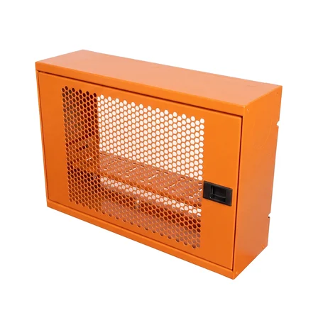 Alfafonet Ziglat 400 Serisi WiFi Box Duvar Tipi Modem ve WiFi Kutusu 400x120x280 mm Turuncu | Perfore Metal Kapak | Montajlı