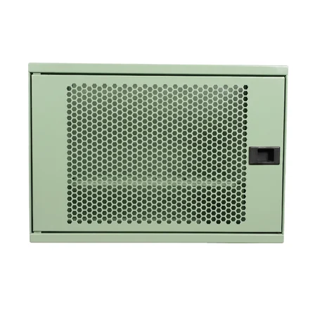 Alfafonet Ziglat 400 Serisi WiFi Box Duvar Tipi Modem ve WiFi Kutusu 400x120x280 mm Yeşil | Perfore Metal Kapak | Montajlı