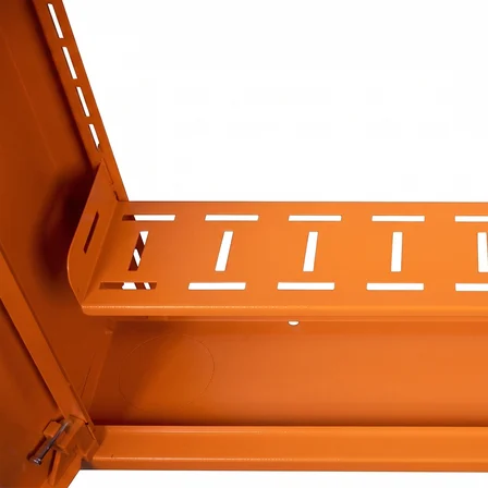 Alfafonet Ziglat 450 Serisi WiFi Box Duvar Tipi Modem ve WiFi Kutusu 450x120x350 mm Turuncu | Perfore Metal Kapak | Montajlı