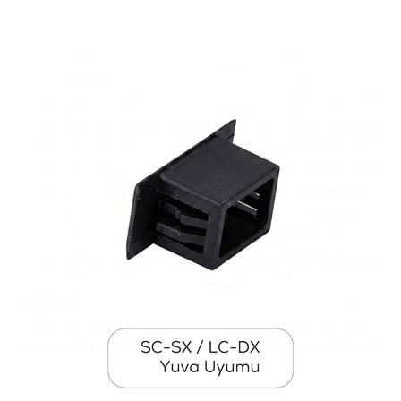Alfafonet Fiber Optik Toz Kapağı - SC-SX/LC-DX - 1 Paket - 24 Adet 