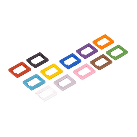 Alfafonet Fast-Fit SC-Simpleks/LC-Dupleks 24'lü Fiber Optik Adaptör Sabitleyici Plastik Aparat - 12 Renk