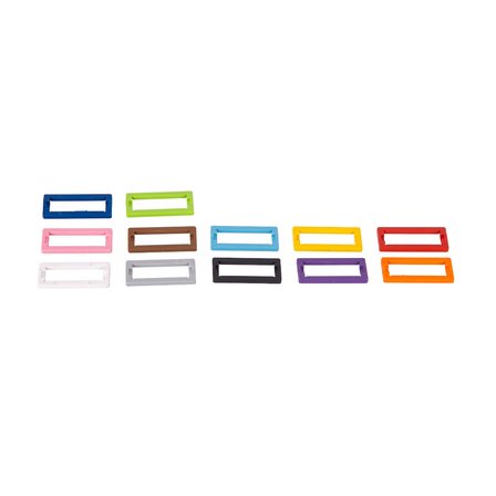 Alfafonet Fast-Fit SC-Dupleks/LC-Quad 24'lü Fiber Optik Adaptör Sabitleyici Plastik Aparat - 12 Renk