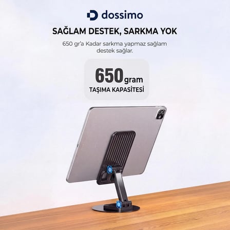 Katlanabilir 360 Dönebilen Ayarlanabilir Telefon Tutucu Masa Üstü Stand - DTS-04