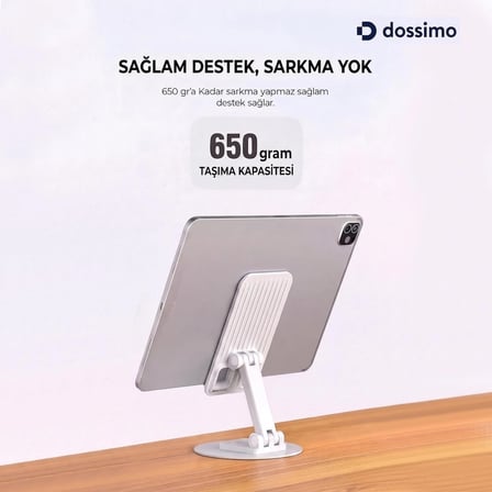 Katlanabilir 360 Dönebilen Ayarlanabilir Telefon Tutucu Masa Üstü Stand