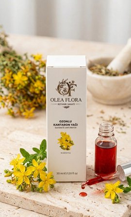 Olea Flora Ozonlu Kantaron Yağı Sarı Kantaron 30ml
