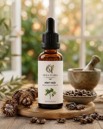 olea flora hint yağı  castor oil 30ml