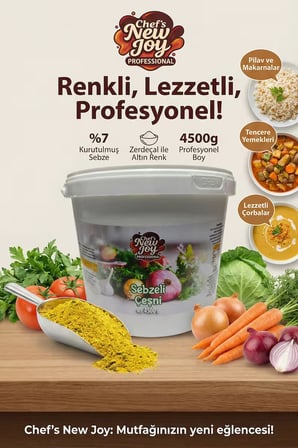 Sebzeli Çeşni 4500 G X 2 Adet - 1 Koli (Koli Bazlı Avantaj Paketi)