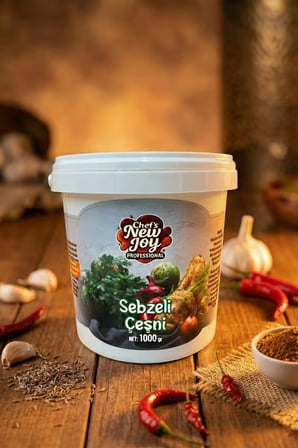 Sebzeli Çeşni 1000 G X 8 Adet - 1 Koli (Koli Bazlı Avantaj Paketi)