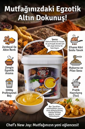Köri Sosu 1000 G X 8 Adet - 1 Koli (Koli Bazlı Avantaj Paketi)
