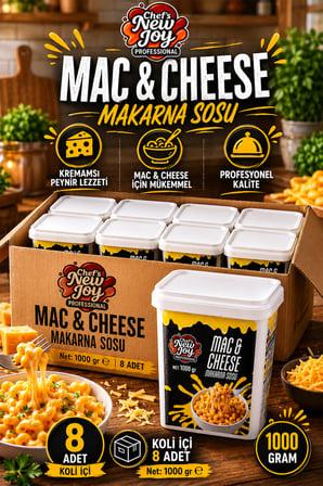 Mac Cheese Sos 1000 G X 8 Adet - 1 Koli (Koli Bazlı Avantaj Paketi)