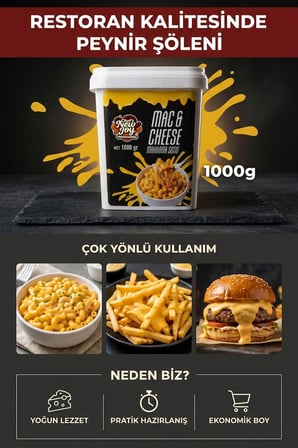 Mac Cheese Sos 1000 G X 8 Adet - 1 Koli (Koli Bazlı Avantaj Paketi)