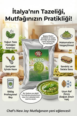 Pesto Sos 1000 G x 10 Adet - 1 Koli (Koli Bazlı Avantaj Paketi)