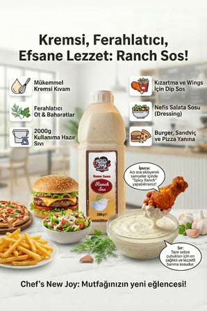 Ranch Sos 2000 G x 6 Adet - 1 Koli (Koli Bazlı Avantaj Paketi)