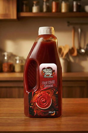 Chef's New Joy Hot Chili Sos (Acı-Tatlı Sos) 2400g x 6 Adet Koli