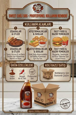 Sweet Chili Sosu 2480 G x 6 Adet - 1 Koli (Koli Bazlı Avantaj Paketi)