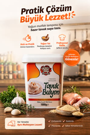 Tavuk Bulyon 1000 G x 8 Adet - 1 Koli (Koli Bazlı Avantaj Paketi)