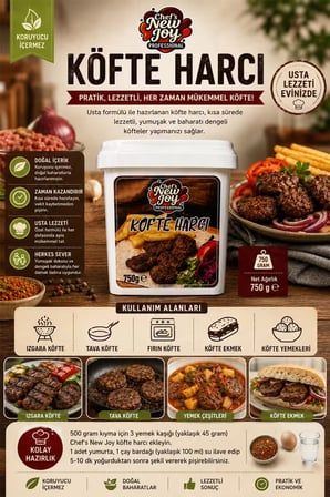 Köfte Harcı 750 Gr Koruyucusuz Doğal Geleneksel