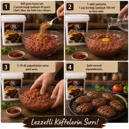 Köfte Harcı 750 Gr Koruyucusuz Doğal Geleneksel