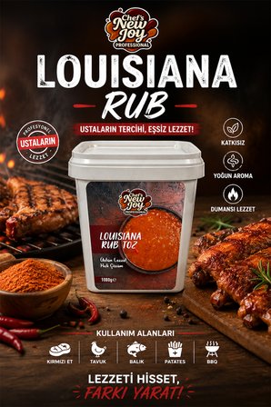 Louisiana Rub 1000g Baharat Karışımı Gurme Lezzet
