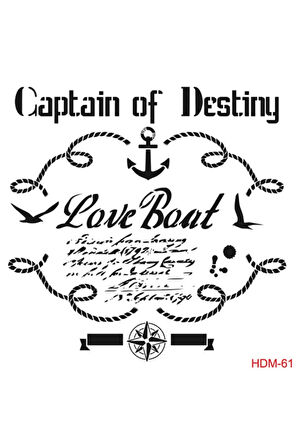 Hdm61 Home Dekor Midi Stencil (25x25)