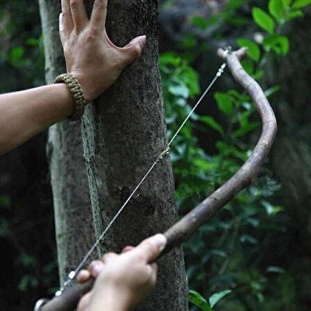 Karavanda ,Kampda Taşınabilir Mini Zincir Cep Testeresi Dişli Tel Ahşap Plastik Metal Kes