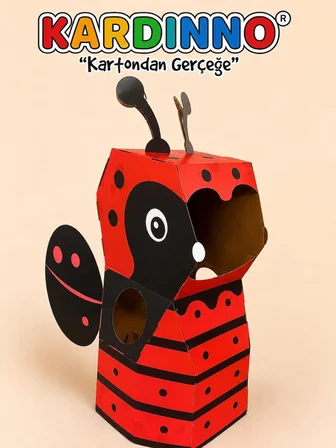 Kardinno Ladi Lodi Eğitici Oyuncak Karton Giyilebilir Çocuk Kostümü Etkinlik Parti Kostümü
