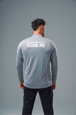 Hummel Iğdır FK Target Kamp Eşofman Üstü Gri (Sponsorlu)