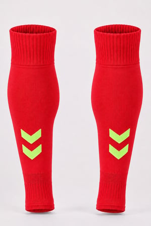 Hummel Target Kesik Futbol Çorabı Kırmızı/N.Sarı