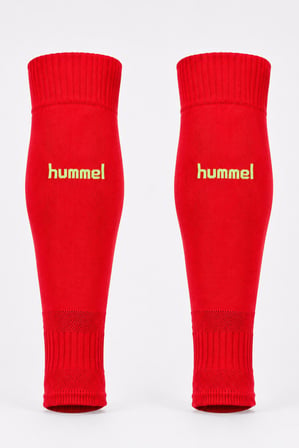 Hummel Target Kesik Futbol Çorabı Kırmızı/N.Sarı