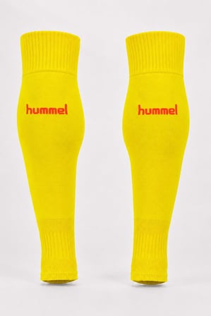 Hummel Target Kesik Futbol Çorabı Sarı/N.Pembe