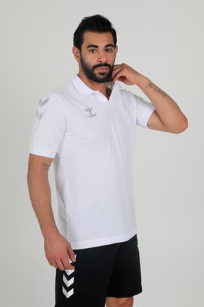 Hummel Armin Pamuklu Polo Yaka Tişört Beyaz